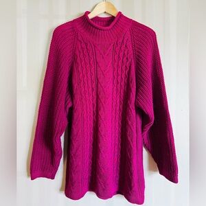 Vintage Cable Knit Sweater